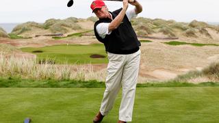 Trump fanático del golf; el golf no lo quiere a él