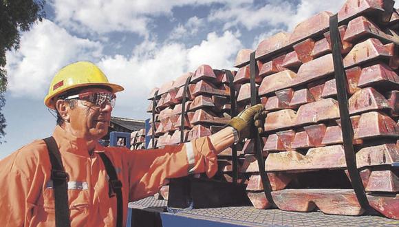 producción de cobre en Perú