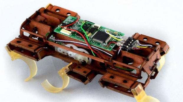 Cabe en la palma de una mano y está equipada con micrófonos y termostatos para detectar sonidos y el calor