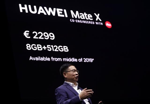 El Huawei Mate X saldrá a la venta a partir de mediados de este año.(Foto: Reuters)