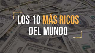 Los 10 más ricos del mundo vs. los 10 más ricos de América Latina