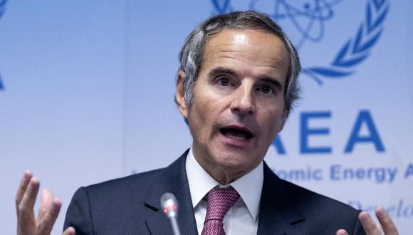 Rafael Grossi, director general del Organismo Internacional de Energía Atómica (OIEA) (Foto de JOE KLAMAR / AFP)
