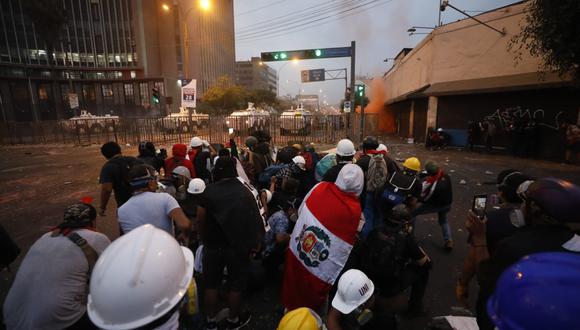 Marchas en Lima, bloqueos y protestas en regiones como parte del paro nacional indefinido continúan hoy, 2 de febrero.  Foto GEC