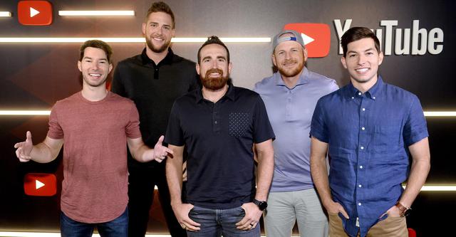FOTO 10 | 1. Dude Perfect — $85.026,78 por minuto de video publicado:
Ganancias totales 2018: $20 millones/ Subscriptores: 45,7 millones/ Vistas totales: 8,83 mil millones (Foto: Getty)