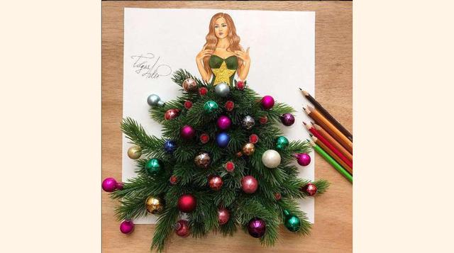 FOTO 6 | Sólo necesita un folio en blanco, unos lápices de colores y cualquier cosa que encuentre a su alrededor para diseñar un modelo único y tremendamente original.