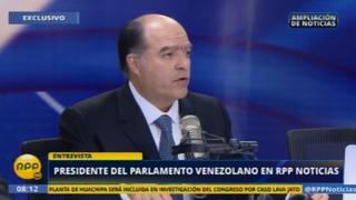 Julio Borges, presidente del Congreso venezolano: “Tenemos un narcoestado”