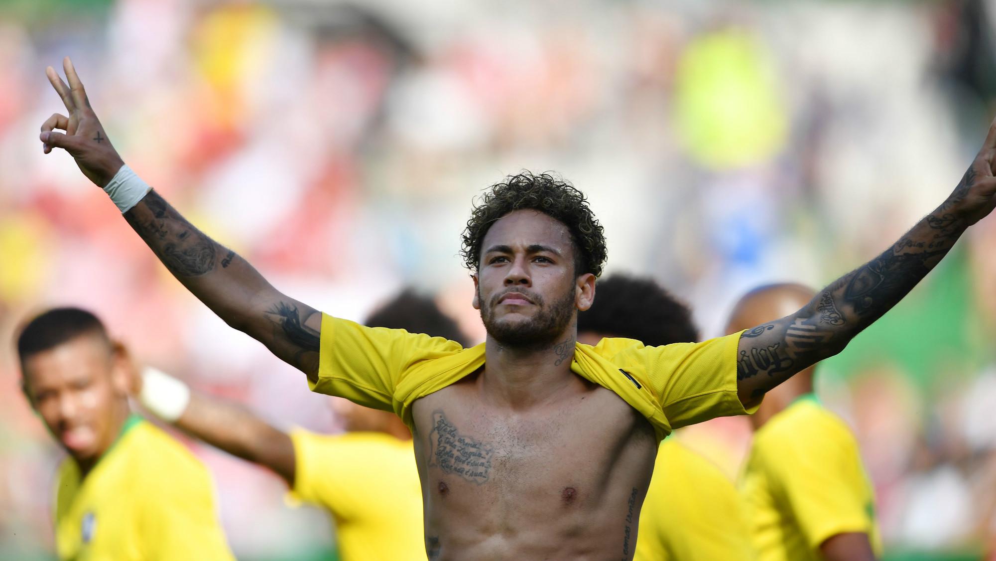Neymar promete guiar a la favorita Brasil hacia su sexto campeonato Mundial. (Foto: AFP)
