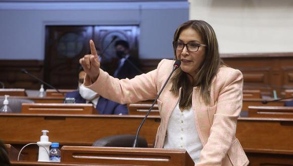 Magaly Ruiz, congresista de APP, es investigada en el Ministerio Público por un presunto recorte de sueldo de uno de sus trabajadores. (Foto: Congreso)
