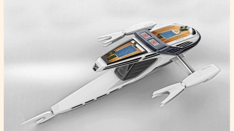 Seataci: El yate concepto que imita la forma de nadar de una ballena