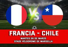 Chile perdió contra Francia (2-3) con Ricardo Gareca como DT de la Roja