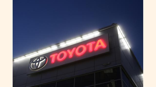 Toyota. La marca automotriz bajó una posición frente al año pasado. (Foto: Bloomberg)