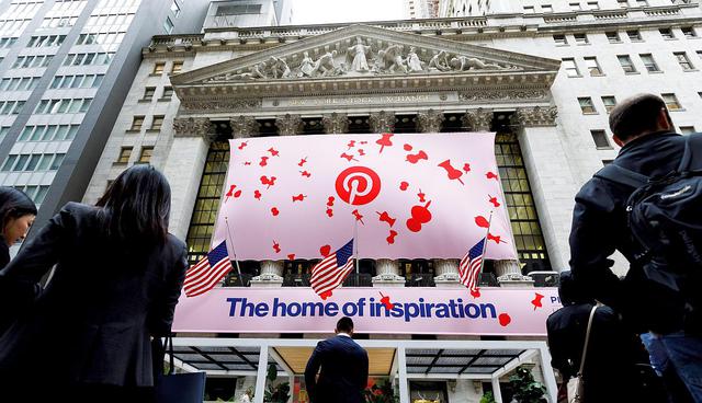 Pinterest Inc hizo su debut hoy en la Bolsa de Valores de Nueva York. (Foto: EFE)