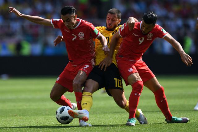 FOTO 2 | El buen desempeño de la selección dirigida por Roberto Martínez se mostró una vez más en su segunda jornada del Mundial de Rusia 2018. Esta vez los belgas ganaron 5 a 2 frente al seleccionado de Túnez.