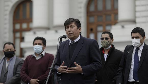 Waldemar Cerrón, hermano de Vladimir Cerrón, dijo que Perú Libre debería tener más ministros. (Foto: GEC)
