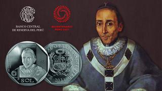 BCRP lanza nueva moneda de S/ 1 con imagen de Francisco Xavier de Luna Pizarro