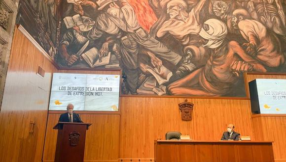 El peruano se presentó en la IV Bienal Vargas Llosa de la Universidad de Guadalajara. (Foto:  Fundación Internacional para la Libertad)