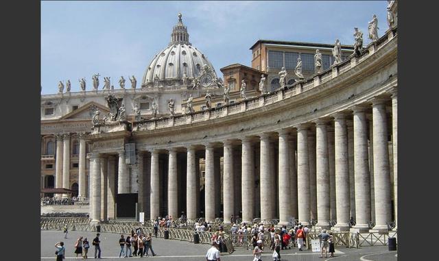 FOTO 3 | Entre la Basílica de San Pedro y la Plaza de San Pedro tenemos el 20% del territorio del Vaticano.