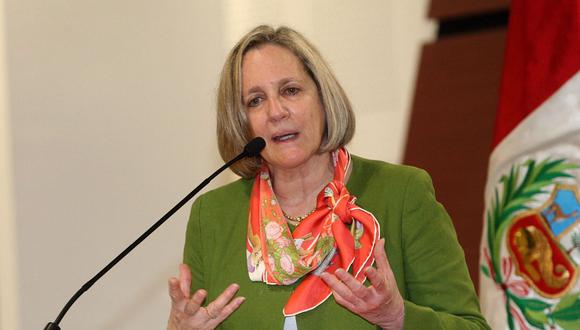 Diana Álvarez Calderón, exministra de Cultura, fue nombrada secretaria general de PCM. (Andina)