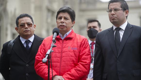 El presidente Pedro Castillo fue denunciado constitucionalmente por la fiscal de la Nación, Patricia Benavides, ante el Congreso. Foto: Presidencia del Perú