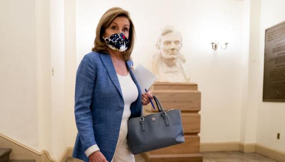 La presidenta de la Cámara, Nancy Pelosi, se dirigió a California después de rechazar una propuesta de Steven Mnuchin, secretario del Tesoro del presidente, Donald Trump, para reiniciar las conversaciones sobre un paquete de alivio pandémico sin concesiones.