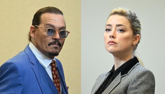 Johnny Depp y Amber Heard (Fotos: AFP)