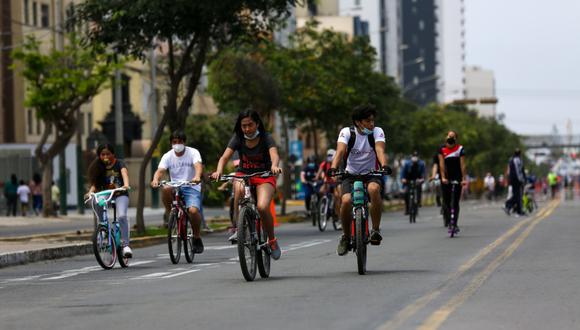 Magdalena busca que la Av. Brasil en toda su extensión seá exclusiva para peatones y ciclistas todos los domingos. Foto: Fernando Sangama.