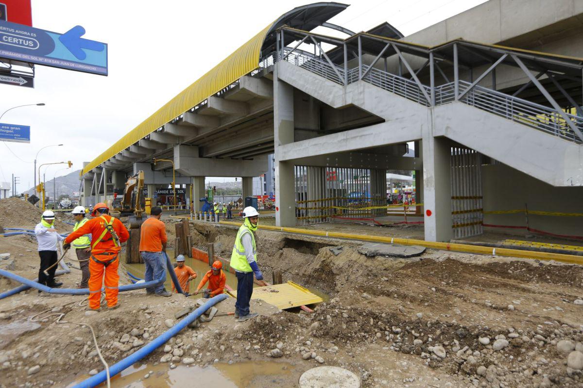 Estación Pirámide del Sol (Foto: Presidencia)
