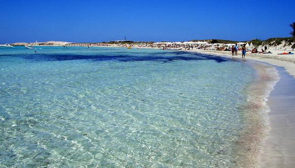 Playa de Ses Illetes, España. (Foto: Difusión)