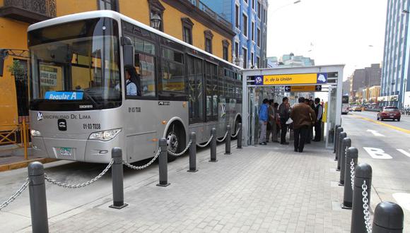 Metropolitano informó sobre los desvíos de los buses. (Foto: El Comercio)