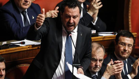 Matteo Salvini, jefe de la oposición italiana. (Foto: EFE)