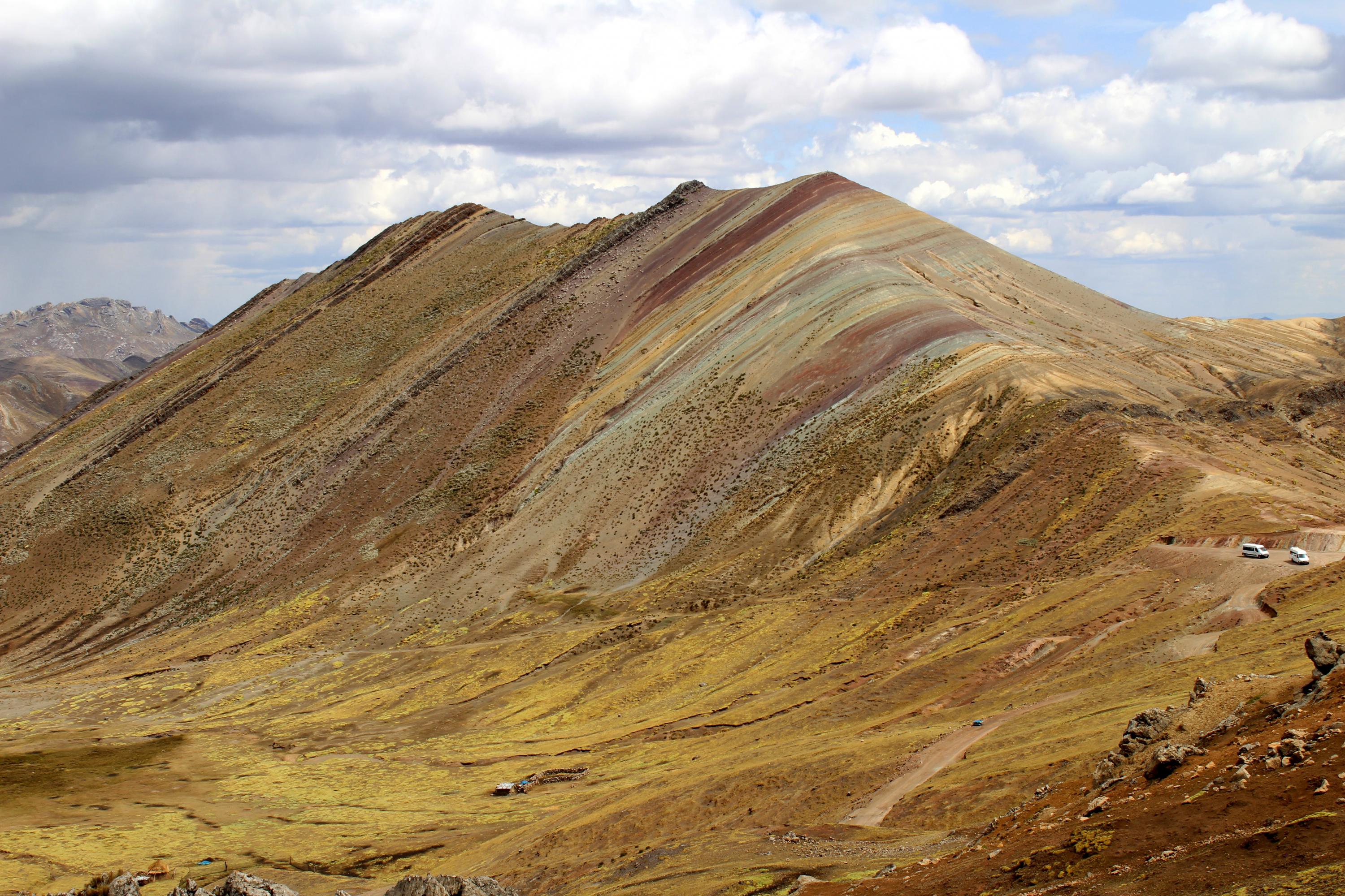 La montaña Palccoyo está ubicada en el distrito de Checacupe, en la provincia cusqueña de Canchis.(Foto: Alejandro Salas)