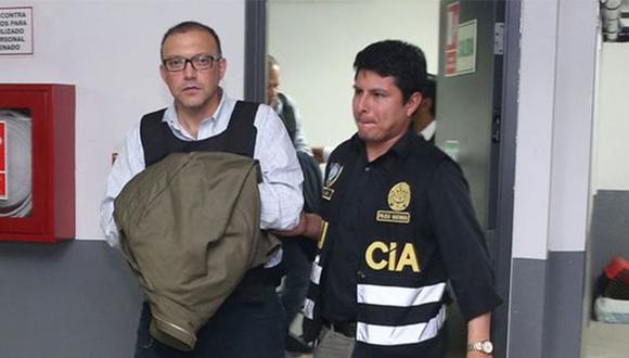 Pier Figari cumple una orden de 18 meses de prisión preventiva en el penal Ancón II. (Foto: Agencia Andina)