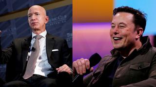 Musk y Bezos chocan después de que SpaceX gana contrato para aterrizaje en la Luna