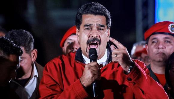 Maduro sindicó como a Juan Manuel Santos como el responsable de un atentado en su contra esta tarde  y por el cual siete miembros de la Guardia Nacional bolivariana resultaron heridos.&nbsp; (Foto: AFP)