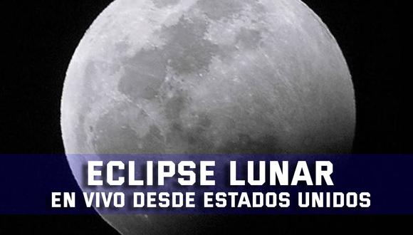El eclipse lunar penumbral ocurriá el lunes 25 de marzo y será visible en toda América del Norte y del Sur, según la NASA (Reuters/Composición Mix)