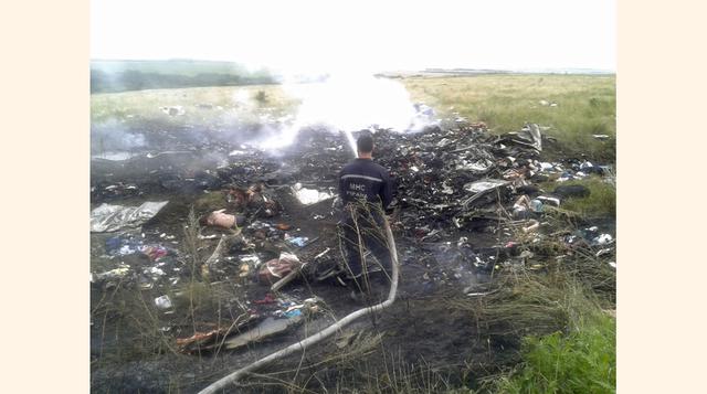 El vuelo MH17 de Malaysia Airlines fue derribado por un misil presuntamente lanzado por rebeldes prorrusos sobre la región de Donetsk, en Ucrania. (Foto: Reuters)