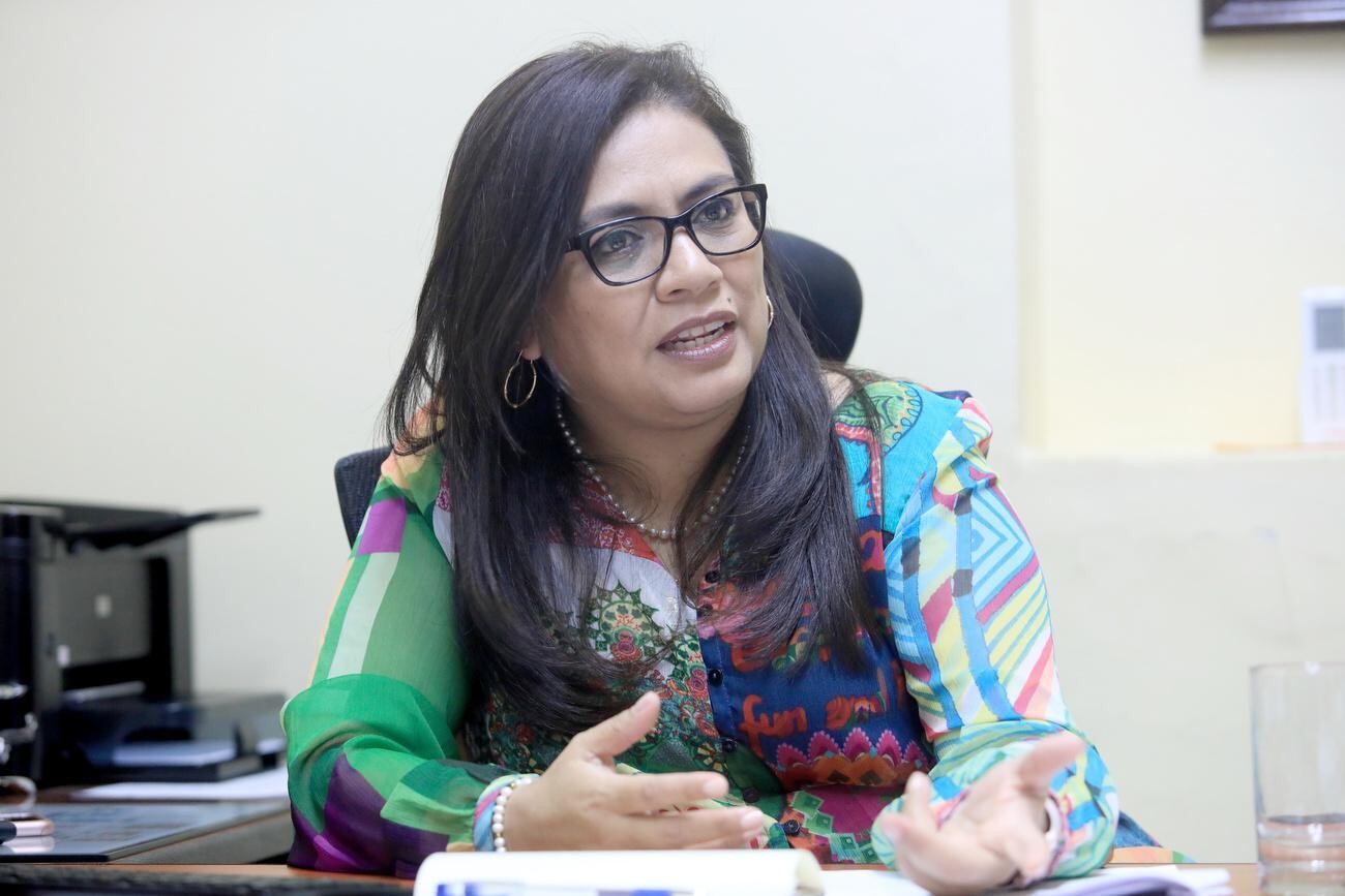 Cecilia García, funcionaria del Ministerio de Justicia. (Foto: Minjus)