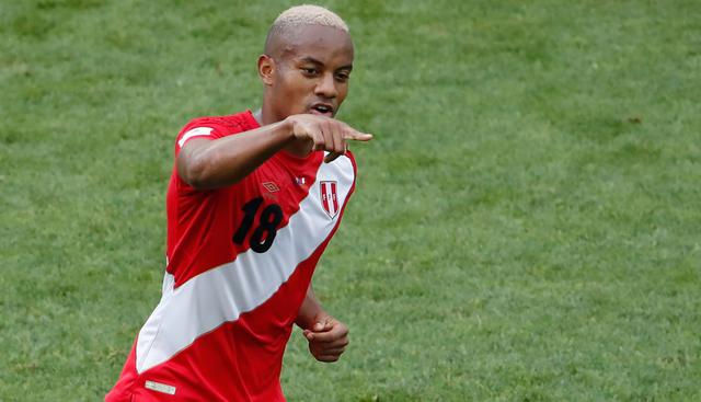 FOTO 2 | El jugador más caro de la selección nacional del Perú es André Carrillo. El pase del extremo peruano vale US$ 7.9 millones. (Foto: AFP)
