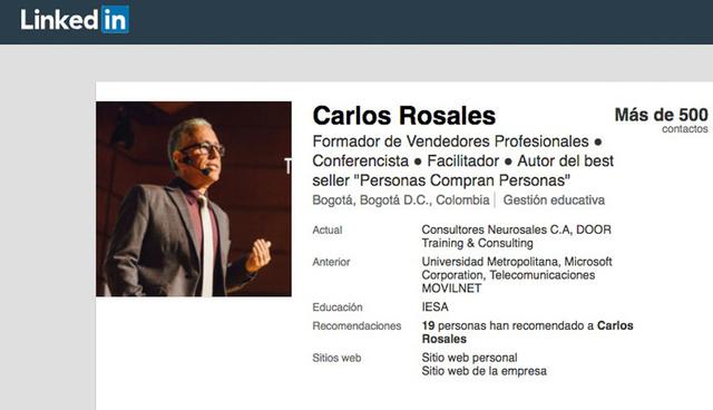 FOTO 4 | Carlos Rosales, fundador de Consultores Neurosales C.A. (Colombia)