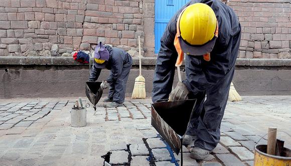 Reanudan mantenimiento del Centro Histórico de Cusco tras cuarentena de trabajadores