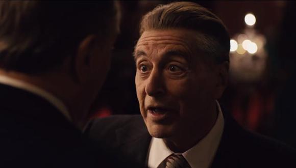 Al Pacino interpreta a Jimmy Hoffa, uno de los protagonistas de la película "The Irishman" del director Martin Scorsese (Foto: Netflix)
