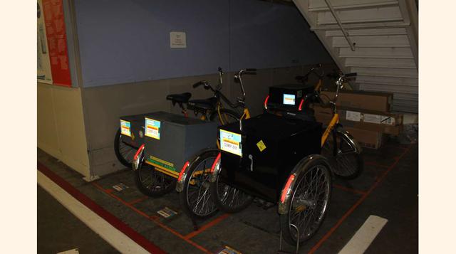FOTO 12 | Según los representantes de Boeing, la empresa solía tener bicicletas también, pero las abandonó a favor de los triciclos debido a problemas de seguridad.