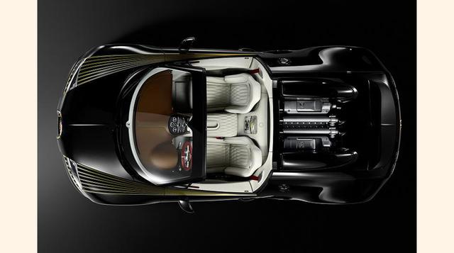 Cuenta con un exterior de fibra de carbono con lujosos detalles en oro de 24 quilates, y un conjunto especial de llantas de aleación. (Foto: Megaricos)