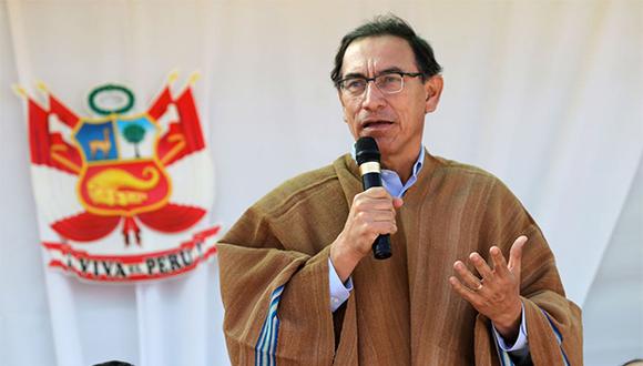 Martín Vizcarra insistió con la cuestión de confianza al Congreso de la República. (Foto: Agencia Andina)