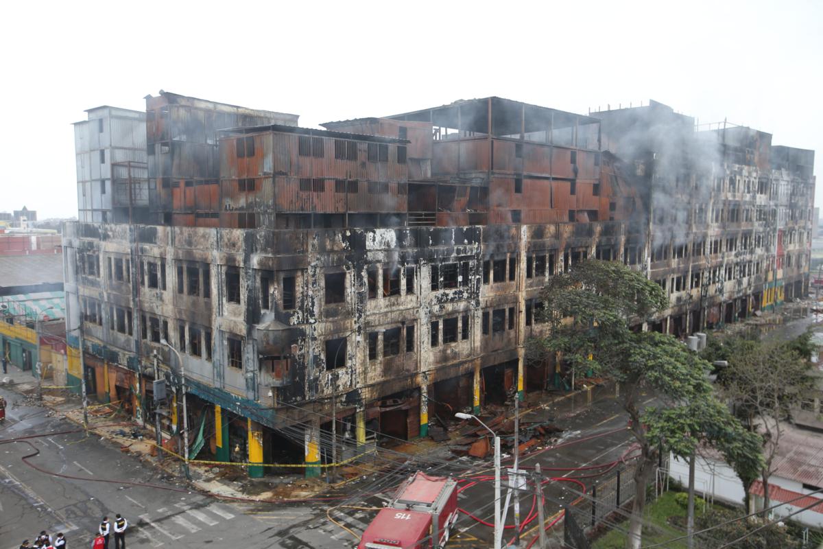 Esta galería se incendió el 22 de junio de 2017 y posteriormente la Municipalidad de Lima solicitó un peritaje para definir cuál sería el futuro de la misma. (Foto: GEC)