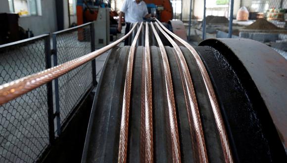 Precio del cobre sube en la sesión. (Foto: Reuters)