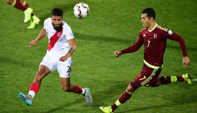 Josepmir Ballón |En la primera línea de volante, Ricardo Gareca ubicaría a Josepmir Ballón.  El jugador de Sporting Cristal está valorizado cerca de los 700 mil dólares. (AFP)