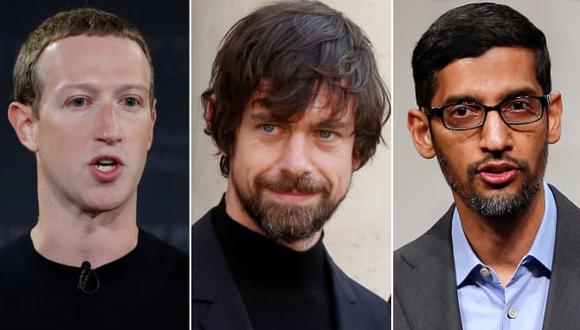 Zuckerberg, Pichai y Dorsey testificarán ante el Comité de Energía y Comercio de la Cámara de EE.UU. sobre la difusión de información errónea en línea después de los disturbios del 6 de enero en el Capitolio.
