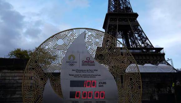 La cuenta regresiva marca 100 días para la ceremonia de Inauguración de los Juegos Olímpicos. (AP Foto/Christophe Ena) AP (Christophe Ena/AP)