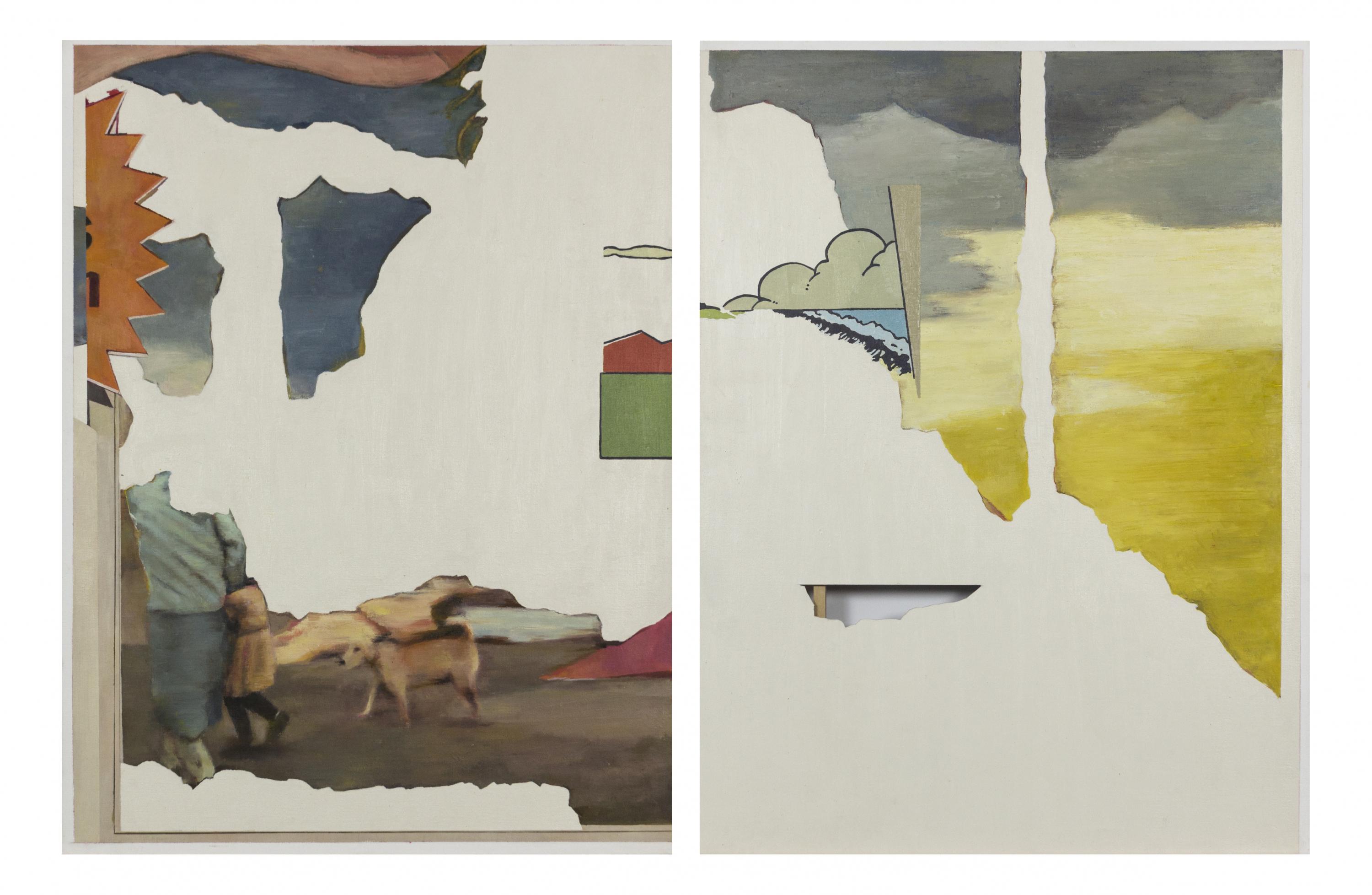 •Ricardo Silva. “Sobre el cielo de la historia“, del joven artista.